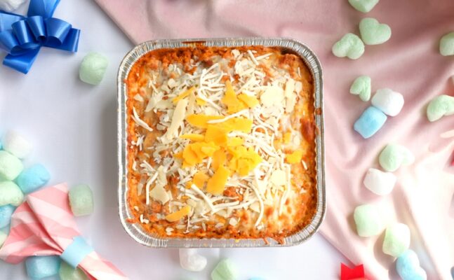 芝士焗肉醬意大利粉 (S Tray, 約2磅)