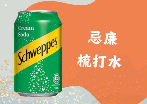 忌廉梳打水 (罐裝)